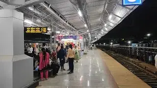 12026 Secunderabad Pune Shatabdi Superfast Express Train Announcement At Solapur Railway Station 