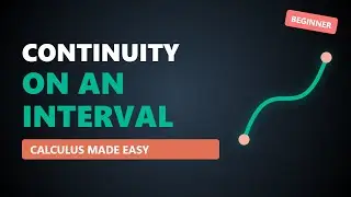 Continuity on an Interval: Open, Closed, and One-Sided Limits