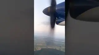 Zbor cu TAROM, Suceava - București, la bordul aeronavei ATR 72-600, YR-ATL, cu un răsărit superb