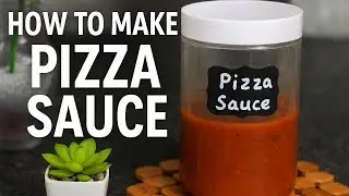 How to make homemade pizza sauce | Tips with Rida