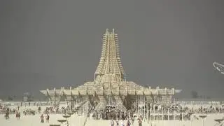 Burning Man 2017 - aerial view 4K