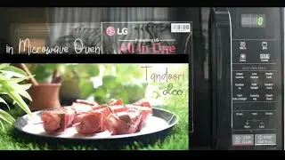 Tandoori Aloo or Tandoori Potato Tikkas in Microwave Oven Using LG Microwave Oven