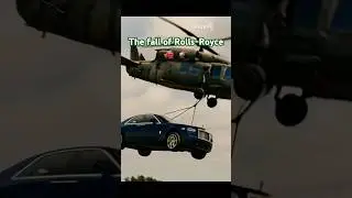 🚁💥 When luxury meets disaster &mdash; a Rolls-Royce falls from the sky!#shorts #RollsRoyce #Helicopter