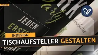 InDesign Tutorial: Gastronomiebedarf - 3-seitiger Tischaufsteller gestalten (mit unboxing)