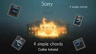 How to play sorry - NF and James Arthur (guitar tutorial - 4 Simple chords) 