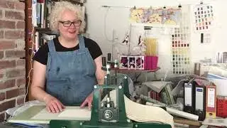 How to print Intaglio plates using the etching press