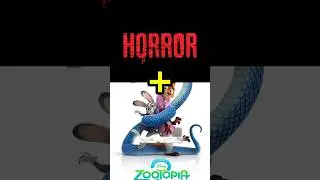 The Cursed Edit 🐰🔪 #shorts #zootopia  #horror #disney