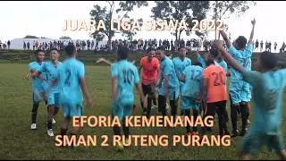 Eforia Kemenangan SMAN 2 Ruteng Purang, Juara Liga Siswa 2022