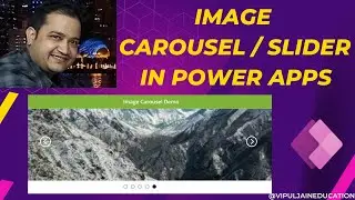 Создайте профессиональную карусель изображений/слайдер в Power Apps | Галерея, управление изображ...