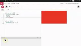 p5js #4 - createCanvas(w, h)