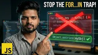 Stop Using for...in Loops - Here's Why Object.keys() and Object.entries() Are Better | EP 14