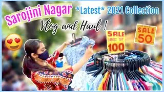 Sarojini Nagar *Latest* Collection VLOG & Try On HAUL | H&M Pieces For Rs. 250/- 😱