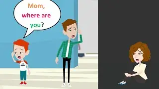 Lucas's mother disappears - Comedy Animation English Story - Lucas English