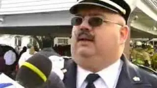Firefighters At Comrade's Funeral Called To Greensburg Blaze