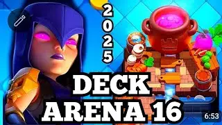 DECK ARENA 16 CLASH ROYALE! COMO PEGAR ARENA 16 CLASH ROYALE 2025