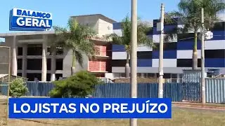 Comerciantes investem em shopping no Parano&aacute; (DF), mas obra segue parada 2017 | Balan&ccedil;o Geral DF