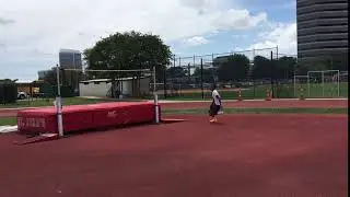 Jeron Robinson - 2018 High Jump Training - Three Step 2.20m (7'3