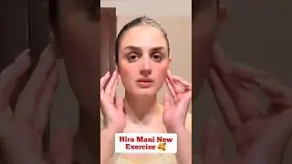 Famous Actor Hira Mani New😵&zwj;💫 Exercise #hiramani #draman #shorts #hiraexercise #actor #viral