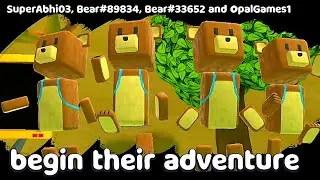 Brown Bear Multiplayer Team!! Super Bear Adventure Gameplay Walkthrough