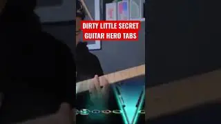 Dirty Little Secret in Guitar Hero Tabs #shorts #aditkids