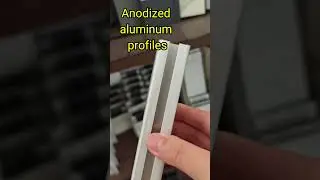 Anodized aluminum profile #aluminiumprofile #aluminumextrusion #cnc