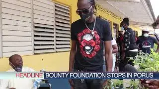 Bounty killer  and  the  #bountykillerfoundation donated 3 wheelchair  and  150jmd March 25, 2021