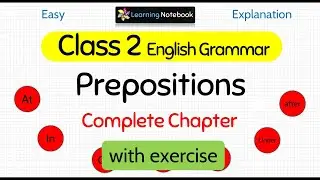 Class 2 Preposition । Class 2 English grammar Prepositions