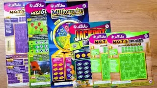 Grattage du 18 janvier. ✨️😯 MAIN CHANCEUSE... 🤞🏻🍀⭐️💰