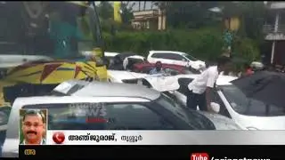 2 accidents in 24 hrs at Thrissur Muringoor signal