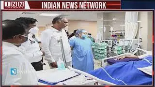Harish Rao visits NIMS, enquires about health condition of Dr Preethi