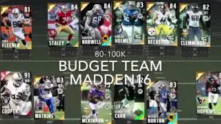 Madden 16 Budget BEASTS!- Budget Squad Episode 1