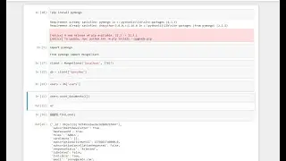 How to connect mongo db to your jupyter notebook or jupyter lab