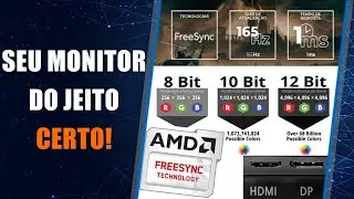 Fa&ccedil;a isso no seu Monitor Gamer 🔥 FreeSync, cores, resolu&ccedil;&atilde;o, HDR (teste real com jogos)