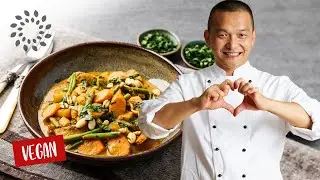 Massaman Curry mit Tempeh und Gemüse