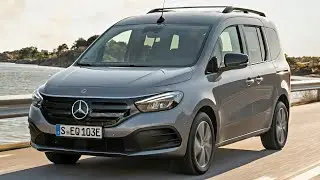 2024 Mercedes EQT 200 | Electric Small Van | Driving, Exterior & Interior