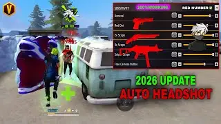 Free Fire Max Auto Headshot Trick 2026 Sensitivity ⚙️ 2gb, 3gb, 4gb Ram Headshot Sensitivity Setting