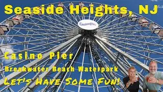 Casino Pier + Breakwater Beach Seaside Heights NJ The 