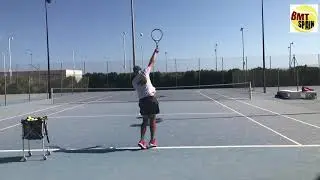 Slice Serve with pronation