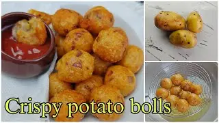 Perfect Tea Time Snacks // Crispy Potato Bites 🥔 // Potato Bolls at home 