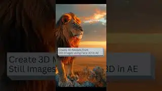TUTORIAL: Create 3D Models from Still Images using Face 3D in After Effects