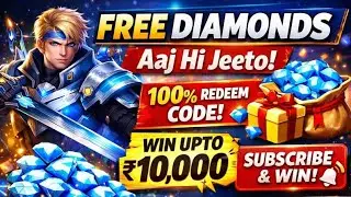 😱 FREE ML Diamonds Giveaway 🎁 | 100% Working Redeem Code | Mobile Legends