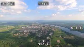 Полет на FPV коптере на 18км. Long Range FPV 18km.