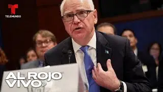 El gobernador de Minnesota habla a la prensa tras tiroteo mortal de ICE | Al Rojo Vivo | Telemundo