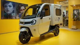 2025 Electric Tricycle Camper | Futuristic 3-Wheel Adventure Machine