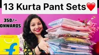 Flipkart Kurta Pant dupatta set haul❤️Flipkart haul ❤️Tryonhaul ❤️Anju Mer