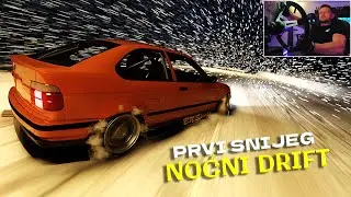Bmw Compact Leti Bokom Po Snijegu!