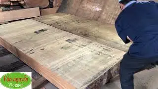 Công khai giá bán những tấm chiếu lim mới xẻ xong siêu rộng từ 1m 1 tấm - Ghép đôi từ 1 cây cân xứng