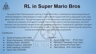 RL in Super Mario