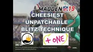 MADDEN 19 DEFENSE TIP - CHEESIEST BLITZ CONCEPT IN THE GAME - UNPATCHABLE