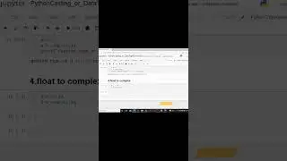 Float to Complex | Python Casting | Data Type Conversion | Hire Me